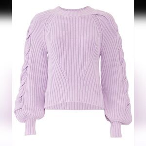 Finders Keepers Lavender Knit Sweater Size L